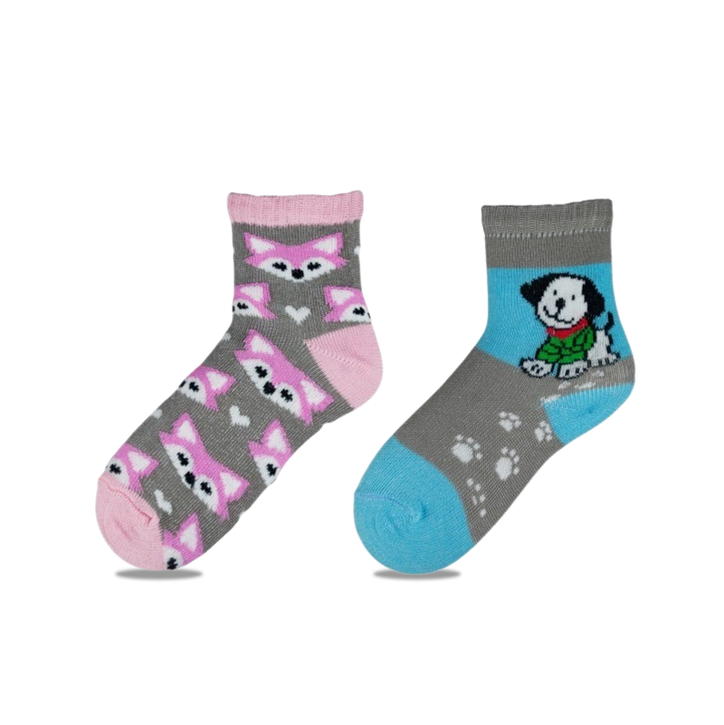 Kids Animals Socks Size 08-16