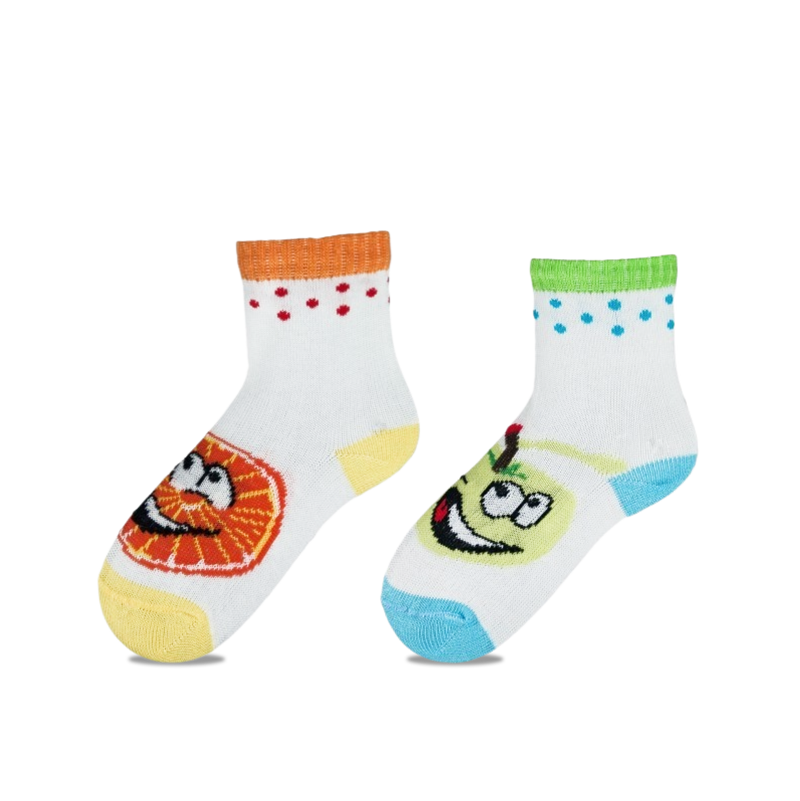 Kids Fruit Socks Size 08-16