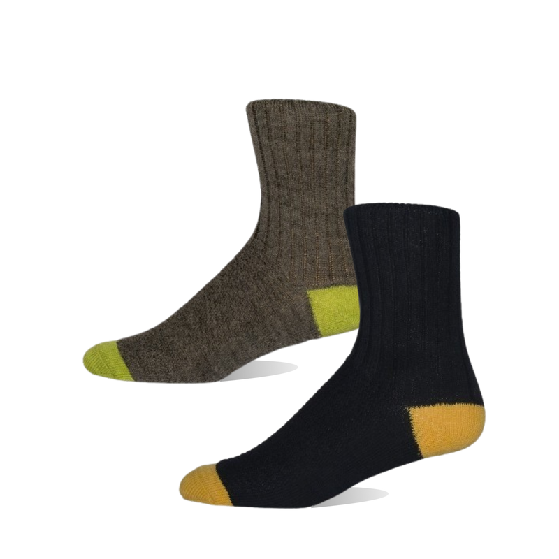 Mens Cozy Faux Angora Socks Size 42-47