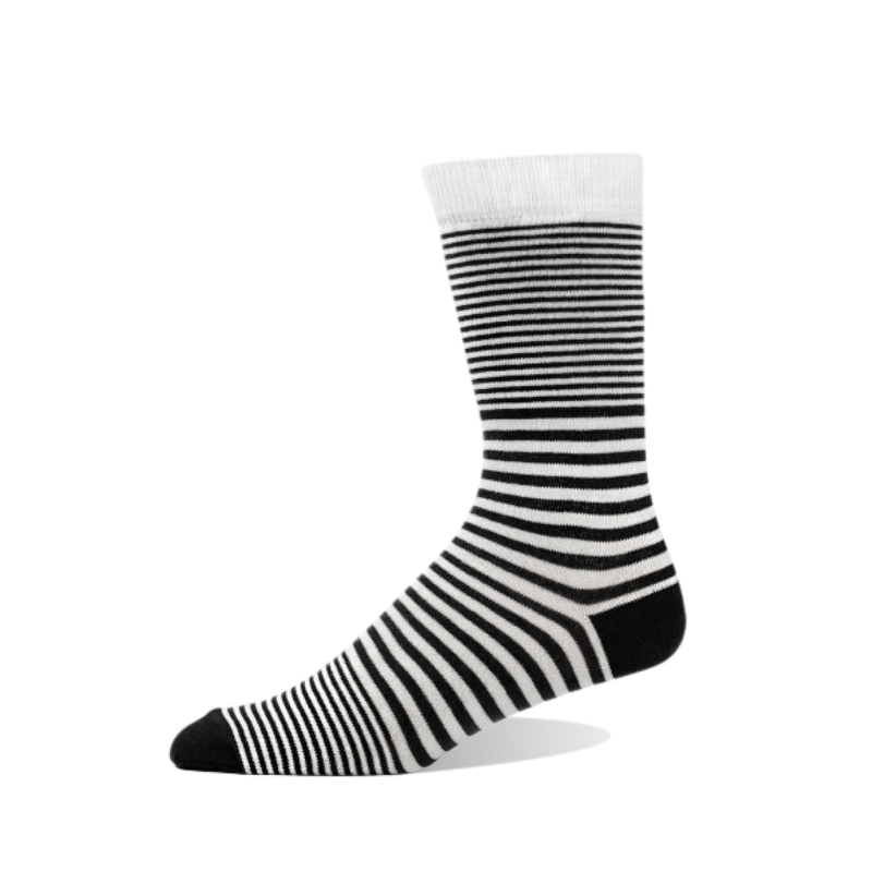 Mens Micro Stripe Socks Size 42-47