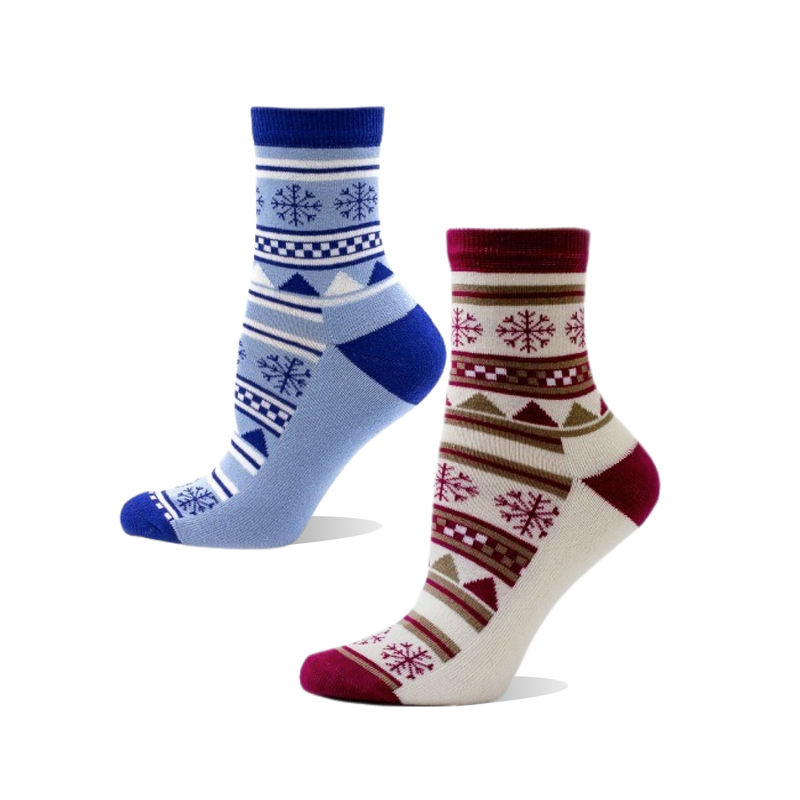 Womens Winter Geometric Socks Size 35-41