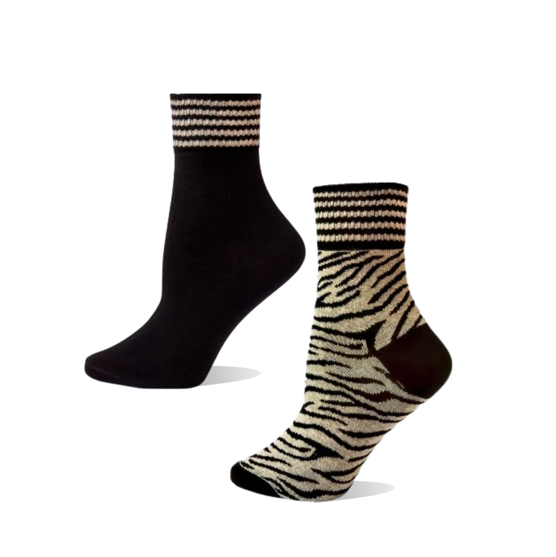 Womens Zebra Socks Size 35-41